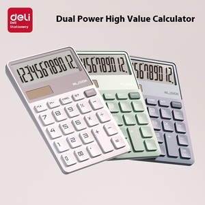 Gastronomia nuova Sai portatile calcolatrice solare 12 Display digitale Widescreen Mini doppia potenza speciale per la contabilità alla <span class=keywords><strong>moda</strong></span> - Product Image 2