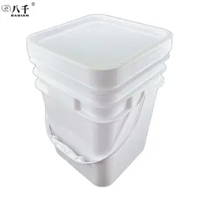 Beekeeping Equipment Square Honey Container Tank Plastic Honey Bucket with Lid