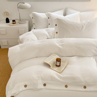 Ensemble de literie 3 pièces en chanvre 100% de haute qualité, absorbant la transpiration, doux pour la peau, housse de couette durable, taies d'oreiller douces