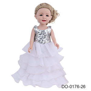 Vêtements de poupée de 18 pouces Vêtements de poupée de 45 <span class=keywords><strong>cm</strong></span> Robe de couleur licorne - Product Image 5