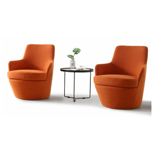Sillón de Diseño Prosperous Seat, Silla Individual para Oficina, Área de Descanso, Sofá Lounge XY-LC25-06, Estilo Combinado de Madera Sólida - Product Image 3