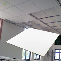 Panel de Techo de PVC de Diseño Moderno de 4x8, Panel de Yeso Falso de PVC de 7 mm para Uso en Hoteles