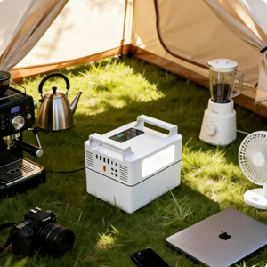 Panjixin 1200W 1152Wh LiFePO4 MPPT <b>Solar</b> Power <b>Generator</b> Pure Sine Wave AC Outlet Home Camping RV Emergency Backup Power Supply - Product Image 1