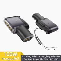 Nouvel adaptateur de charge rapide magnétique PD 100W Type-C vers Mag3 compatible avec MacBook Air / Pro M1 M2 M3 M4 M5