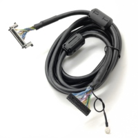 Câble d'écran double LVDS FI-RE51PIN du fabricant, compatible avec l'échange de pinout AB, pour carte de commande de machine publicitaire