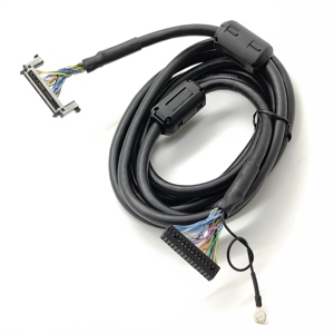 Câble d'écran double LVDS FI-RE51PIN du fabricant, compatible avec l'échange de pinout AB, pour carte de commande de machine publicitaire - Product Image 1