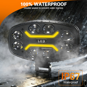 Phare <span class=keywords><strong>de</strong></span> <span class=keywords><strong>toit</strong></span> pour camion lourd 12V 24V, projecteur LED <span class=keywords><strong>de</strong></span> 10 pouces pour voiture, éclairage <span class=keywords><strong>de</strong></span> conduite tout-terrain pour Scania, UTV, Bus - Product Image 4