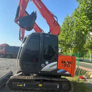 HITACHI zx70,zx55,zx50,zx60second-handsmallexcavators, avec des capacités de 7 tonnes, 5.5 tonnes, 5 tonnes, et 6 tonnes, adapté à la construction routière. - Product Image 1