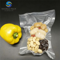 BPA-vrije, voedselveilige vacuümverpakkingszakken op maat voor noten, snacks en gedroogd fruit, transparant, luchtdicht en lekvrij.