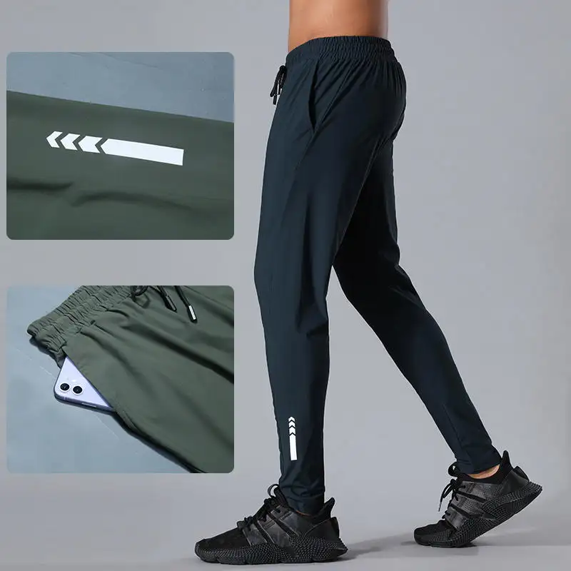 Wholesale Custom Plus Size Sport Track Sweat Pants Mens Outdoor Quick Dry Waterproof Gym Pants Men