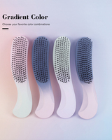 Nouvelle conception de peigne démêlant classique portable en forme de S pour usage domestique