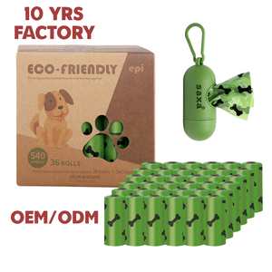 Sacs à déjections canines biodégradables personnalisés avec logo, de haute qualité, écologiques et très demandés pour chiens et animaux de compagnie - Product Image 1