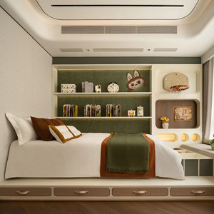 Hiện Đại Gỗ Màu Trắng Tufted Phòng Ngủ Đặt Sang Trọng Thiết Kế Vua Kích Thước Giường Cho Khách Sạn Căn Hộ Biệt Thự Hiện Đại Đồ Nội Thất Nhà - Product Image 4