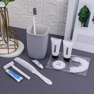 Ensemble d'équipements de salle de bain jetables de luxe 5 étoiles pour hôtels label écologique certifié pour hôtels - Product Image 4