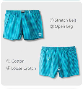 Fabricante de bragas de cintura media para hombre, bóxer para nadar para hombre, Calzoncillos Bóxer transpirables personalizados de algodón 100% - Product Image 5