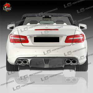 Kit carrosserie en fibre de carbone style AMG, diffuseur arrière pour <span class=keywords><strong>Mercedes</strong></span> Benz <span class=keywords><strong>Classe</strong></span> <span class=keywords><strong>E</strong></span> W207 Coupé, kit carrosserie, <span class=keywords><strong>accessoires</strong></span> automobiles - Product Image 4