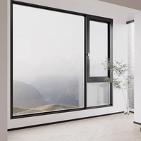 Portes et fenêtres en profilés aluminium à double vitrage, série Simple, certifiées CE