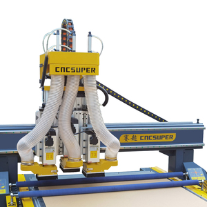 Industrial 3PCS Spindles Pneumatic ATC CNC Router Machine for MDF Acrylic Wooden Door Cabinet Engraving &amp; Cutting