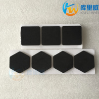 Kuliwei – Joint d'étanchéité en mousse EVA noire découpée à l'emporte-pièce, rond, plein et creux, pour l'absorption des chocs et l'anti-dérapage