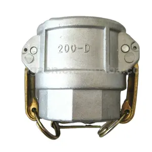 专业制造工业软管铝凸轮锁带手柄快速连接器铝凸轮锁软管联轴器