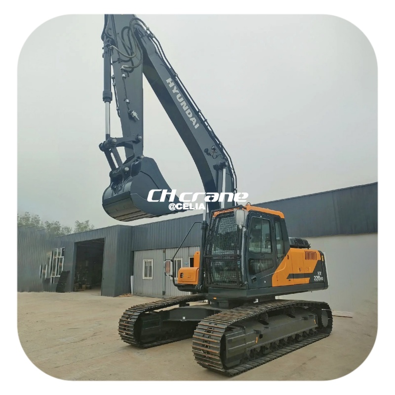 2025 Новый Hyundai Hx220hd экскаватор Землеройная техника Hyundai 220 R220 220vs 225 225-7 гусеничный экскаватор заводская цена