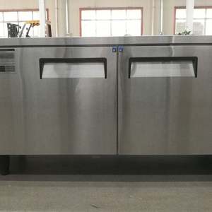 Commercial Stainless Aircooling Cooling Refrigerated Chiller Freezer Electric Undercounter Refrigerator Fridge <b>Worktable</b> - Product Image 2