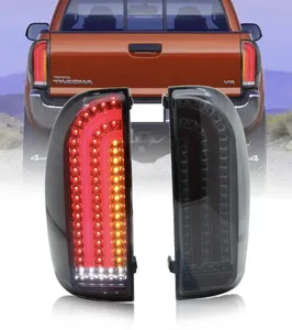 2005-2015 tacoma mô hình kiểu dáng đẹp màu đen Led Đuôi ánh sáng đèn với ống kính màu đỏ 12V điều kiện mới - Product Image 2