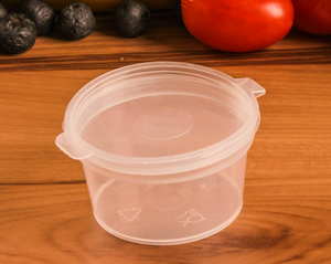 30ml nhựa nước sốt <span class=keywords><strong>container</strong></span> 1oz PP dùng một lần nước sốt gia vị cup với nắp đậy - Product Image 2