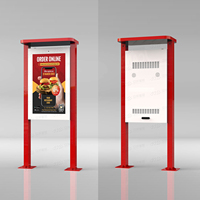 Pantallas LCD para exteriores de 43, 49, 55, 65, 75 pulgadas para publicidad en tiendas minoristas, placas de reproductor Multimedia electrónico de señalización Digital IP65