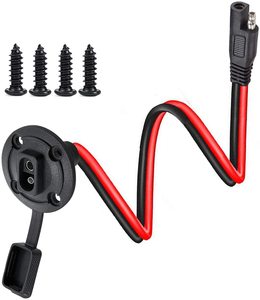SAE Cáp Kết Nối, SAE Ổ Cắm Điện Lốp Cổng, Năng Lượng Mặt Trời Thời Tiết SAE Nhanh Chóng Kết Nối Năng Lượng Mặt Trời Bảng Điều Khiển Gắn Kết - Product Image 1