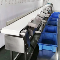 Rotatieband weegsorteermachine voor fruit, geschikt voor kersen, bosbessen, kiwi's, appels, granaatappels en zeevruchten.