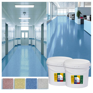 Pintura Epóxica <span class=keywords><strong>Autonivelante</strong></span> para Pisos con Efecto Mármol, <span class=keywords><strong>Precio</strong></span> de Fábrica, Baja en Emissiones, No Tóxica, Lisa y Antideslizante - Product Image 1