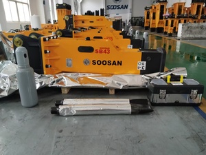 หัวเจาะไฮดรอลิก SOOSAN รุ่น SB43 แบบกล่องเก็บเสียง สำหรับทำลายคอนกรีต ใช้กับรถขุดขนาด 6-9 ตัน และรถตักแบคโฮ - Product Image 2
