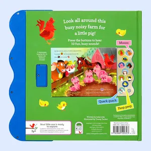 Wholesale Cheap Sound Book For Children Education Custom Book Printing