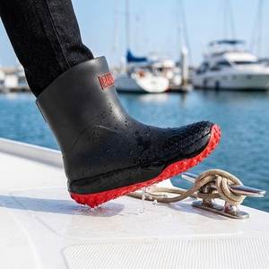 Bottes <span class=keywords><strong>de</strong></span> <span class=keywords><strong>pluie</strong></span> basses pour hommes 2026 – Baskets sportives imperméables antidérapantes pour la pêche et la navigation marine – Vente directe usine - Product Image 2