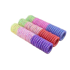 Grande boucle à cheveux en résine plastique noire, sans chaleur, pour le coiffage - Product Image 5