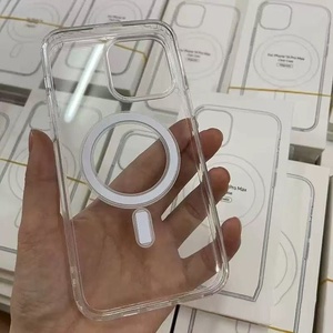 Mejor Precio al por Mayor para Fundas de Teléfono Móvil con Carga Inalámbrica Magnética Transparente de TPU + Acrílico para <span class=keywords><strong>iPhone</strong></span> X, <span class=keywords><strong>11</strong></span>, 13, 14, 15, 16 Plus, 17 <span class=keywords><strong>Pro</strong></span> <span class=keywords><strong>Max</strong></span> - Product Image 3