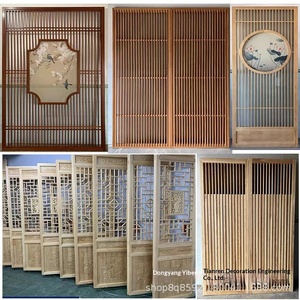 Divisorio in Legno Pieghevole di Alta Qualità Stile Japandi <span class=keywords><strong>per</strong></span> Ufficio, Scuola, Camera <span class=keywords><strong>da</strong></span> <span class=keywords><strong>Letto</strong></span>, Decorazione d'Interni - Product Image 4