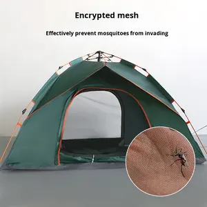 Açık Hava Yaz Kamuflaj Çadırı Taşınabilir Katlanabilir Tam Otomatik Güneşlik Su Geçirmez Kamp Kalınlaştırılmış Tam Set Dış Mekan Kullanımı - Product Image 1