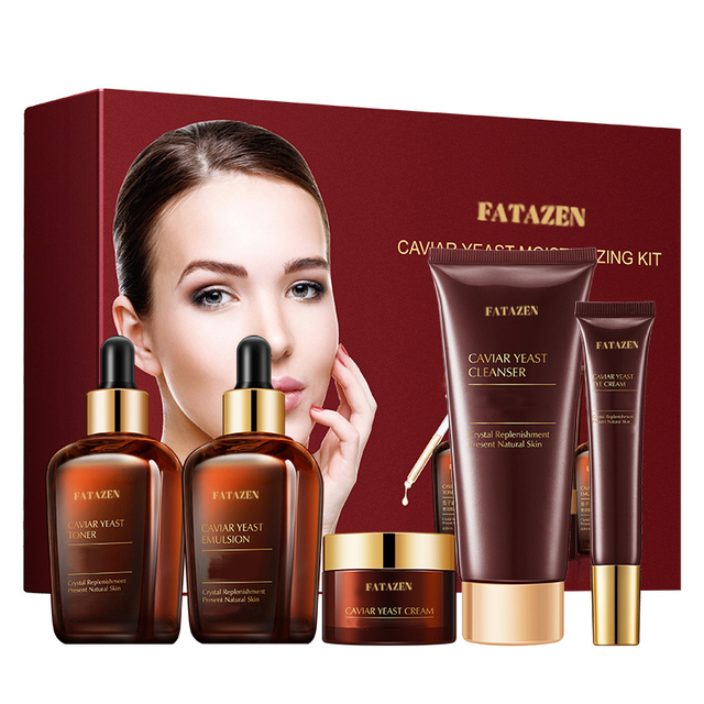 FATAZEN Korean Skin Care Caviar Luxury Skin Care Sets Deep Repairing  Gift Packing  Custom Private Label Serve  for All Skin