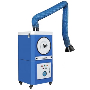 Estrattore di Fumi Mobile per Saldatura - 360 °   Braccio di Aspirazione Flessibile 1500m³/h Purificatore di Fumo Certificato CE - Product Image 1