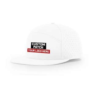 Casquettes de baseball ajustées 2025 personnalisées 100 % polyester à 7 panneaux avec logo brodé, casquette de sport imperméable, mode masculine élégante, vente en gros - Product Image 2