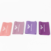 Bandas Elásticas Largas para Fisioterapia, Pilates, Estiramiento, Resistencia, Yoga y Ejercicio