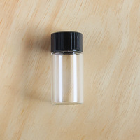 Botol kaca Amber Vail 1ml 2ml 3ml 5ml, botol kaca Mini bening untuk sampel minyak esensial