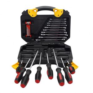 Multi Application Household Factory Hardware <b>Screwdriver</b> <b>Set</b> Combination Wrench <b>Set</b> Hex Key <b>with</b> High Quality Plastic Carry <b>Case</b> - Product Image 1