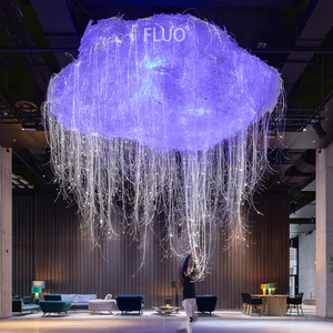 Lớn cục hình dạng sợi quang đèn chùm ánh sáng đám mây đèn chùm - Product Image 3