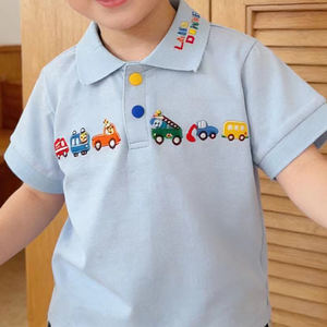 T-shirt Garçon Été 2026 Nouveau Style Enfant Manches Courtes T-shirt Fin pour Enfants Moyens et Petits Vêtements d'Été En Stock T-shirt Garçon - Product Image 3