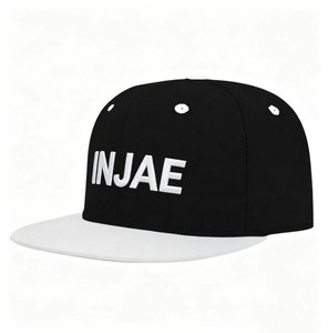 OEM ODM Custom Logo Snapback <b>Cap</b> Two-Tone <b>Flat</b> Bill Baseball Hat Personalized Embroidery for <b>Men</b> Women - Product Image 4