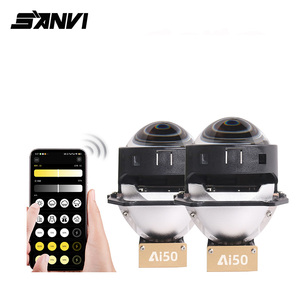 Wholesale App Control 3 Inch Bi-<b>LED</b> <b>Projector</b> Lens Factory Custom High Quality 5-60W 3000-6500K Car <b>Light</b> Headlight - Product Image 1