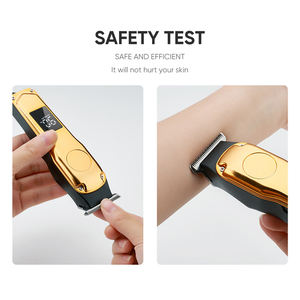 Tondeuse à <span class=keywords><strong>cheveux</strong></span> professionnelle Tondeuses pour hommes <span class=keywords><strong>Coupe</strong></span> <span class=keywords><strong>de</strong></span> <span class=keywords><strong>cheveux</strong></span> Tondeuses à lame en T sans fil sans fil - Product Image 5